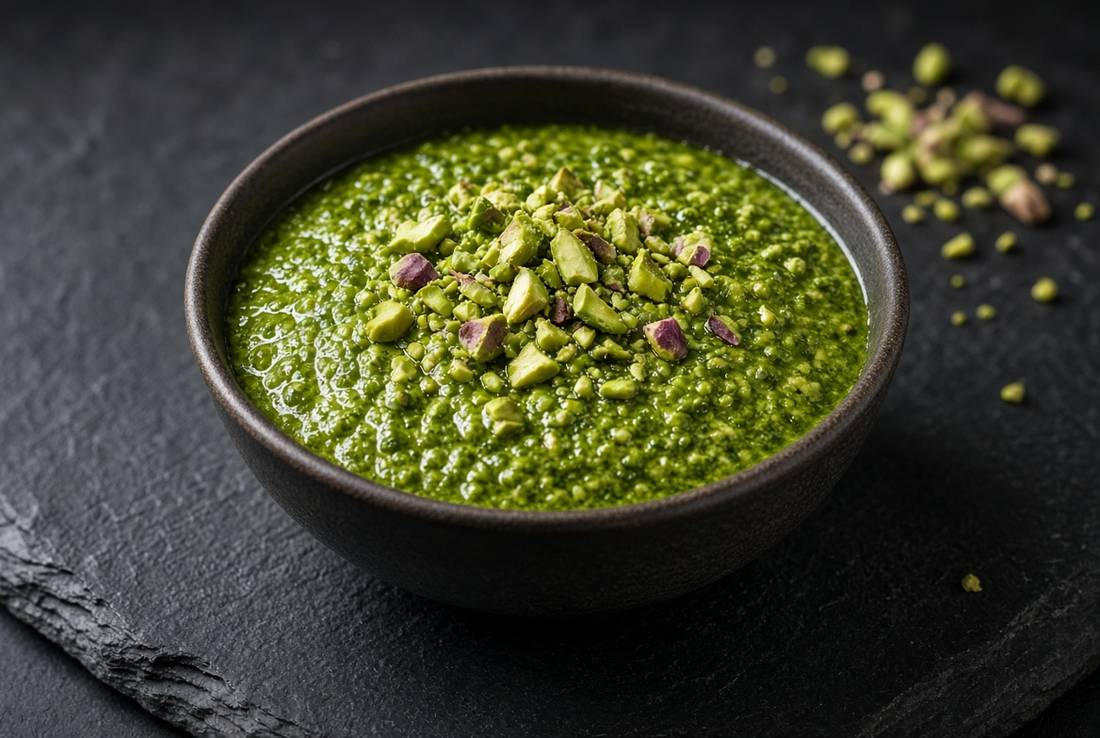 Pesto de pistacho para entrantes