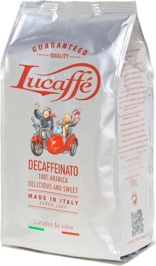 Lucaffé Decaffeinato en grano 700 g