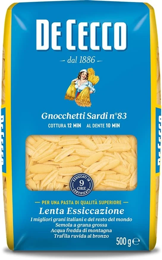De Cecco Gnocchetti sardi n.º 83 500 g