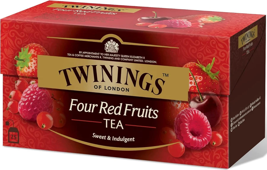 Twinings Four Red Fruits 25 bolsitas