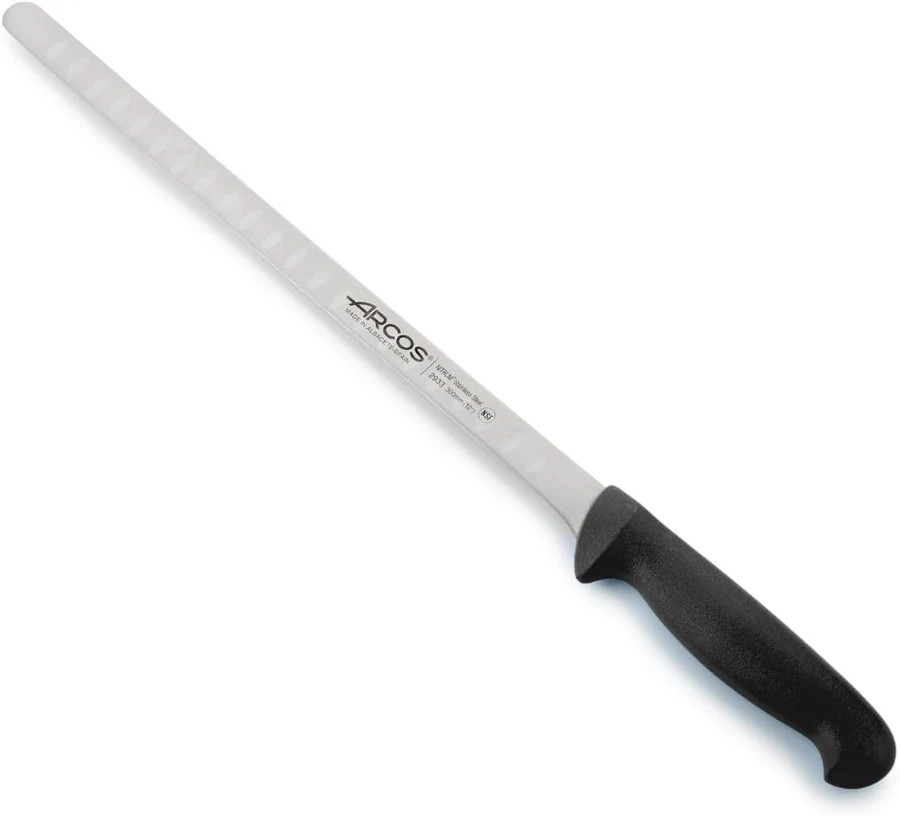 Arcos 2900 salmonero flexible alveolado negro de 300 mm