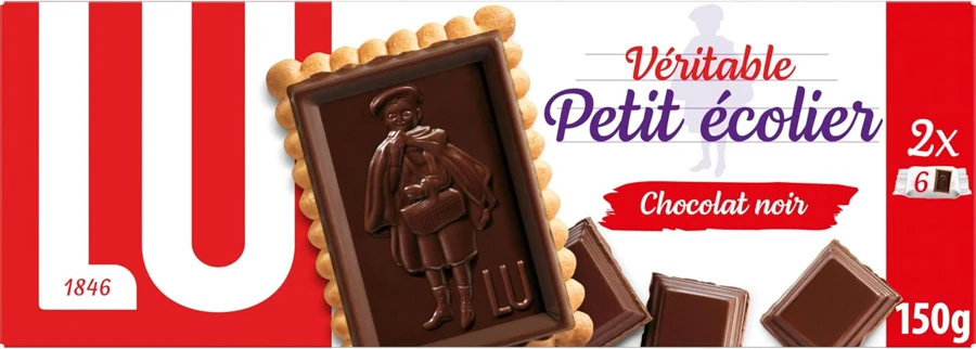 LU Petit Écolier con tableta de chocolate negro 150 g