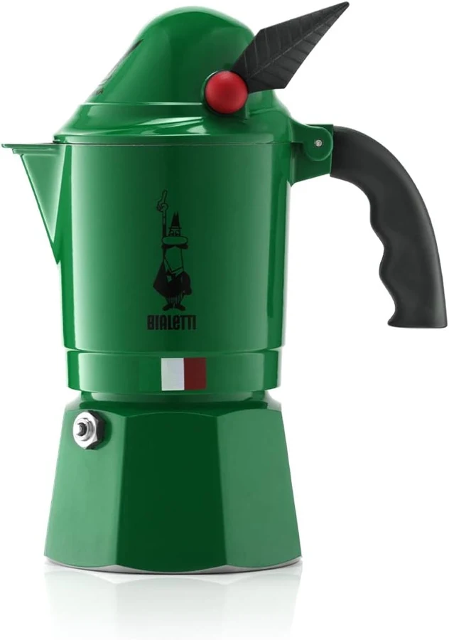 Bialetti Moka Express Alpina verde 3 tazas