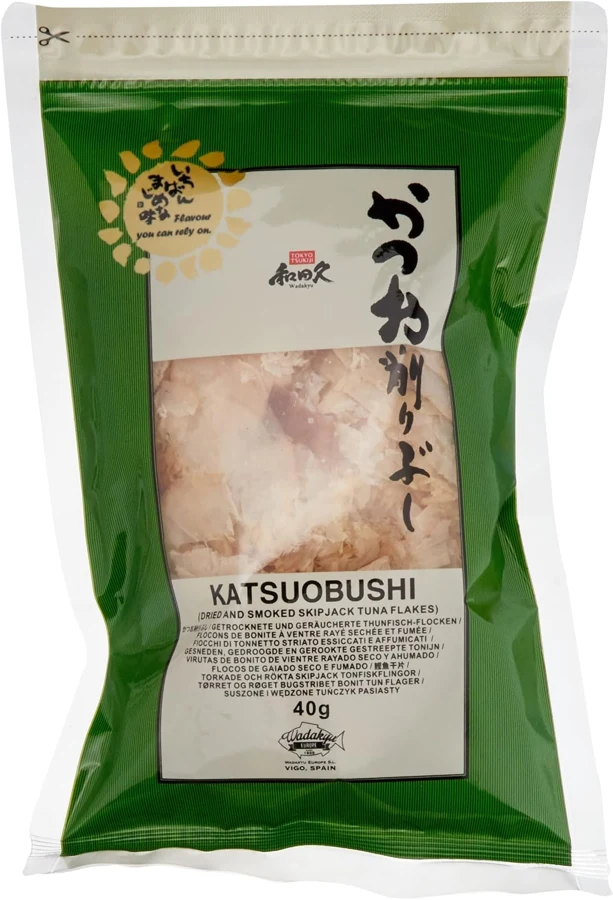 Wadakyu Katsuobushi Standard, copos de pescado seco
