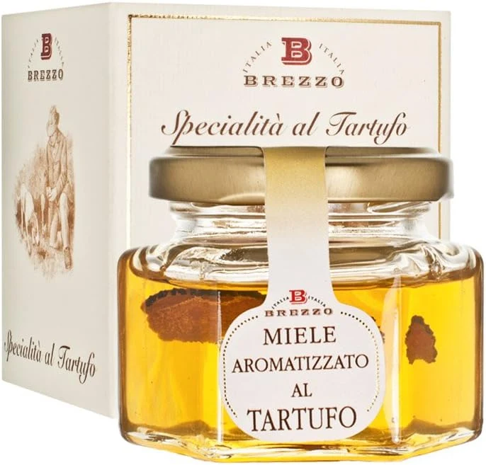 Brezzo Miel de acacia aromatizada con trufa, 100 g