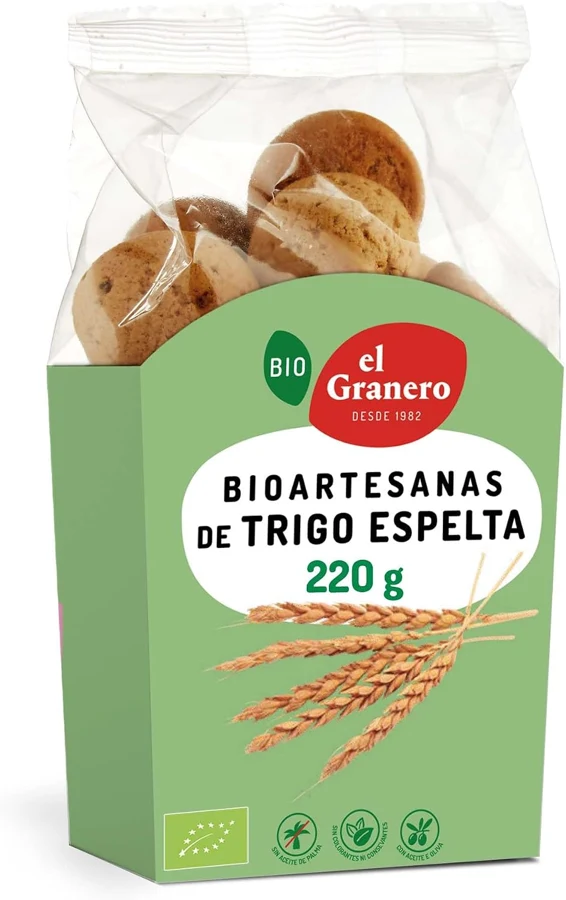 El Granero Integral Galletas artesanas de trigo espelta BIO 220 g