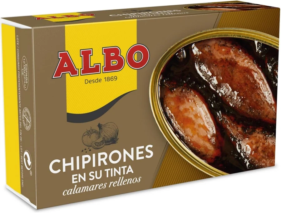 Albo Chipirones rellenos en su tinta