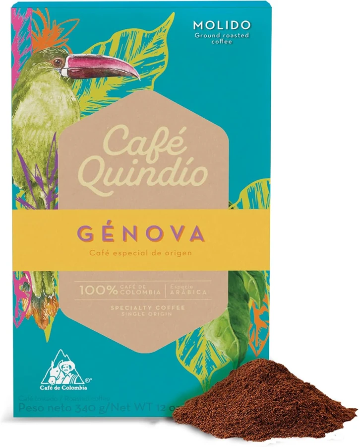 Café Quindío Génova 100% arábica molido