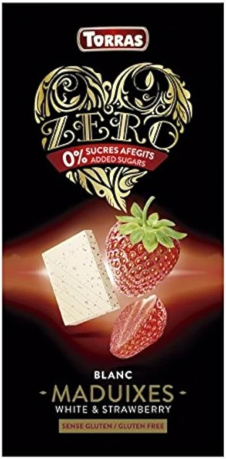 Torras Zero blanco con fresas