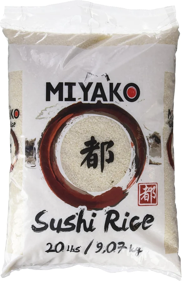 Miyako Arroz para sushi grano redondo 9,07 kg anunciado