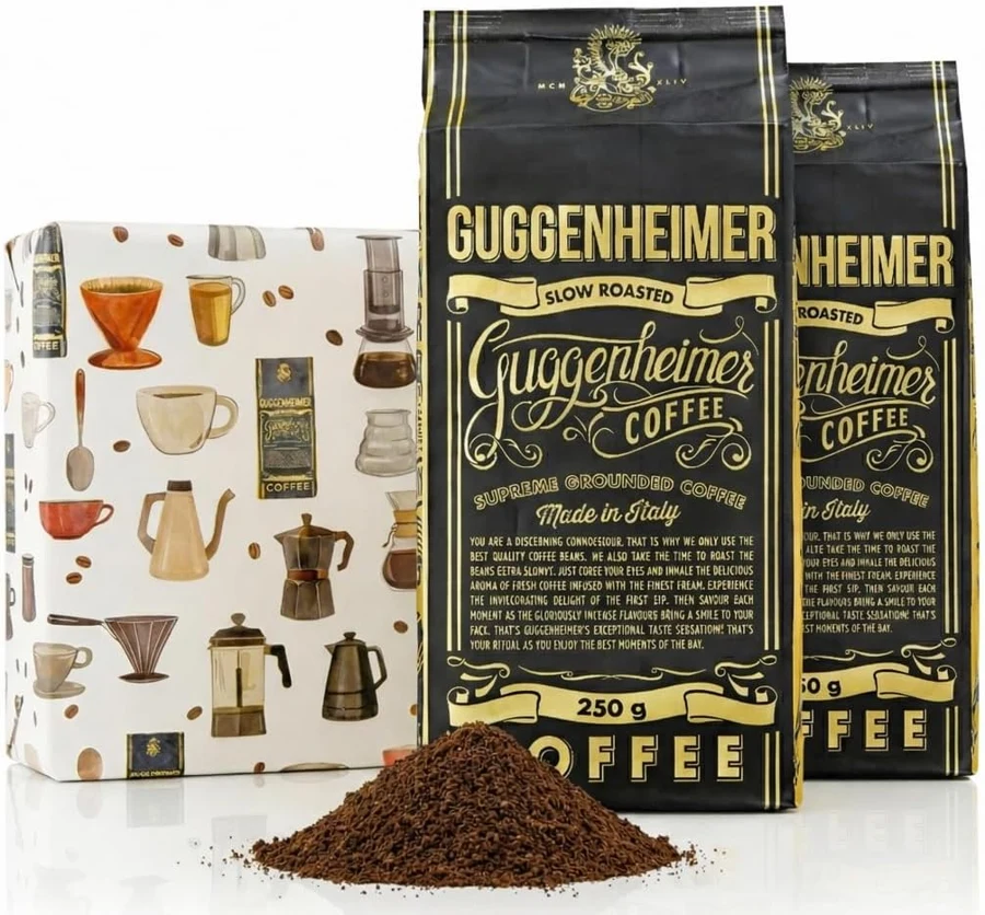 Guggenheimer Coffee Espresso Italiano molido 2 × 250 g