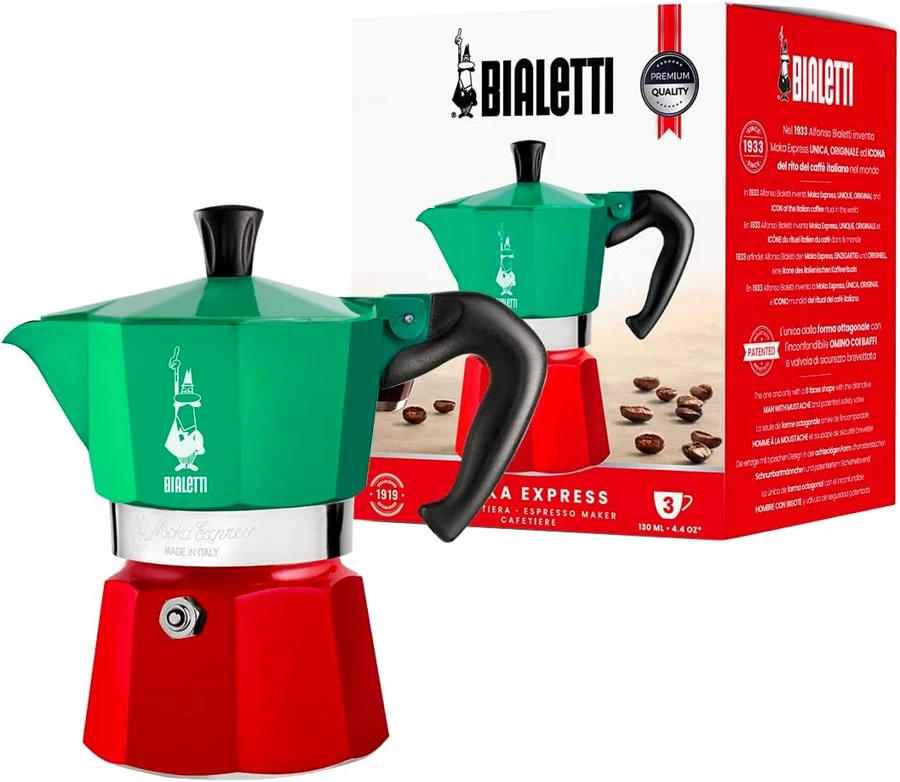Bialetti Moka Express Italian Collection 3 tazas
