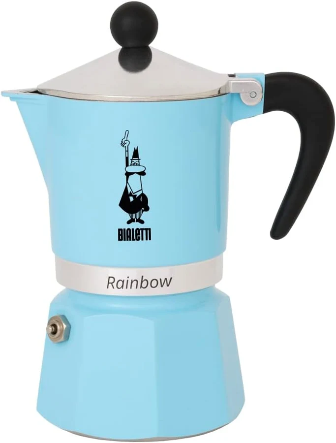 Bialetti Rainbow azul 3 tazas