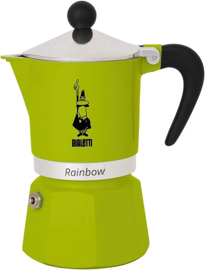 Bialetti Rainbow verde 3 tazas