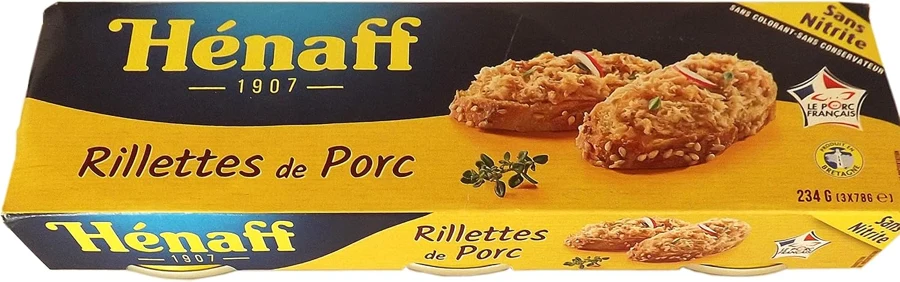 Hénaff Rillettes de cerdo
