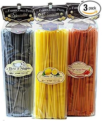 La Fabbrica della Pasta Surtido de linguine, 3 × 500 g