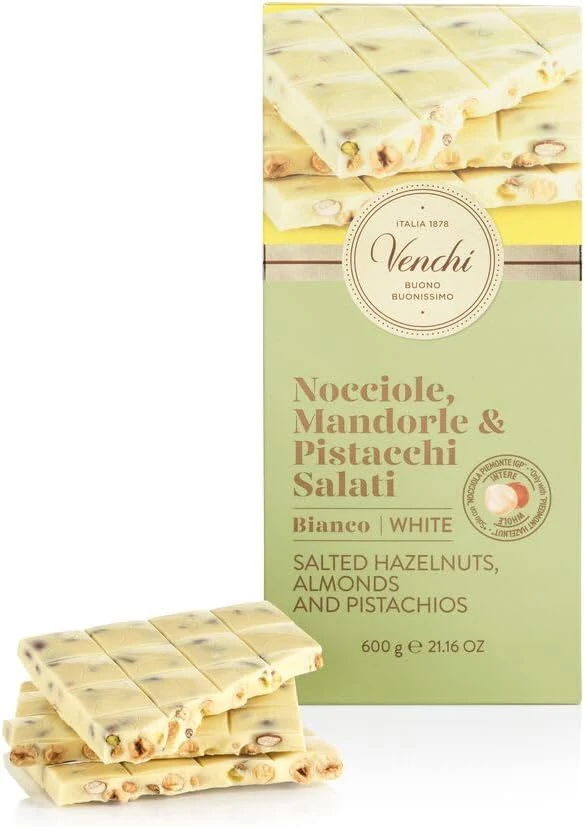 Venchi Maxi blanco con frutos secos salados