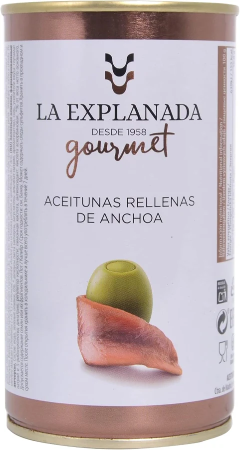 La Explanada Rellenas de anchoa: 15 latas