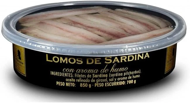 El Pescador de Villagarcía Lomos de sardina con aroma de humo