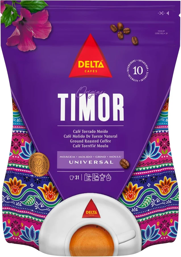 Delta Cafés Origen Timor molido de tueste natural, 220 g