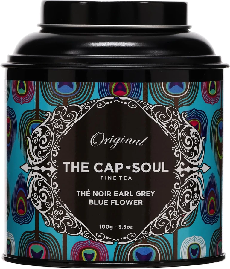 The Capsoul Earl Grey Blue Flower, lata de 100 g
