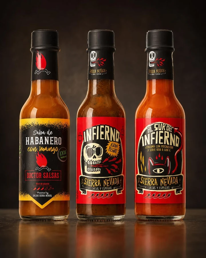 Sierra Nevada Habanero con Mango, Infierno y Al Sur del Infierno