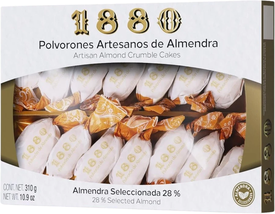 1880 Polvorones de almendra
