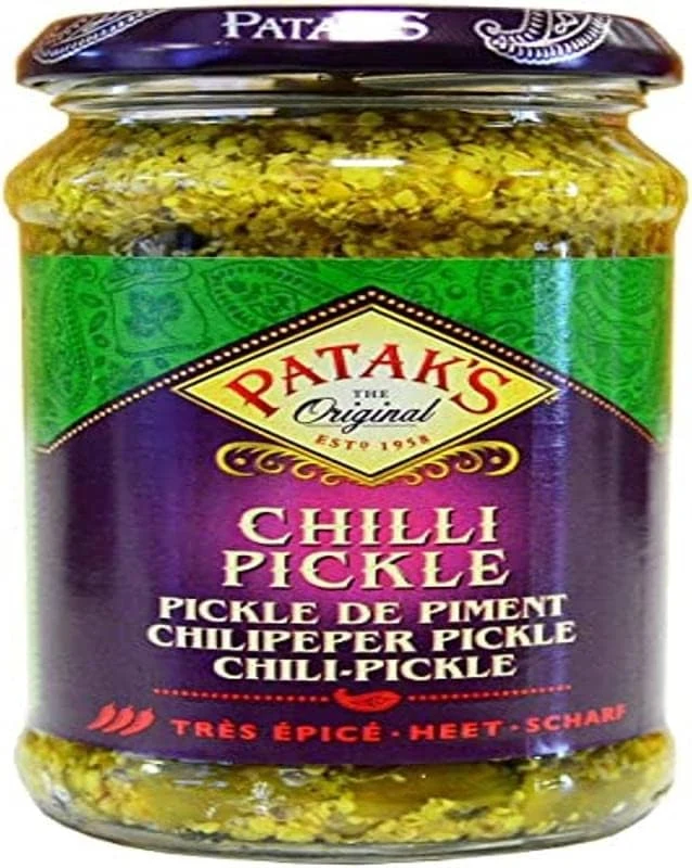 Patak's Chilli Pickle de chiles verdes