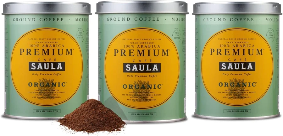 Saula Ecológico arábica molido 3 × 250 g