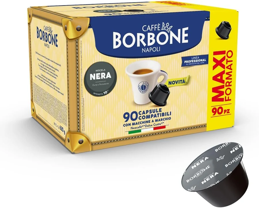 Caffè Borbone Mezcla Negra Dolce Gusto 90 cápsulas