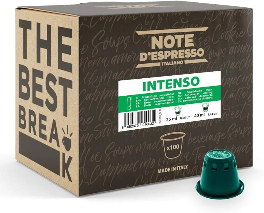 Note d'Espresso Intenso 100 cápsulas