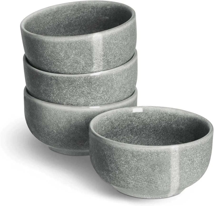 Springlane Kitchen Cuencos pequeños grises de gres