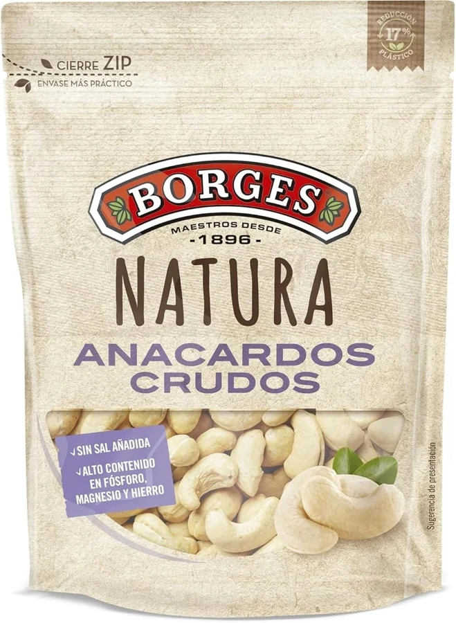 Borges Anacardos crudos repelados Natura