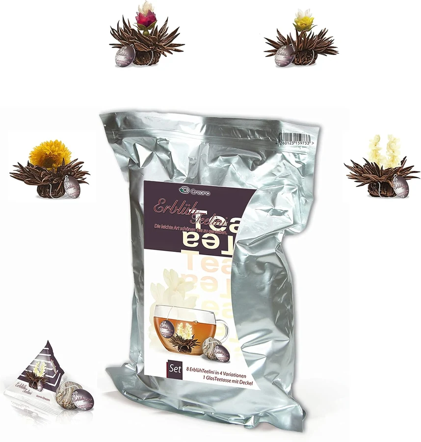 Creano Teelini té negro, lote anunciado de 36 flores