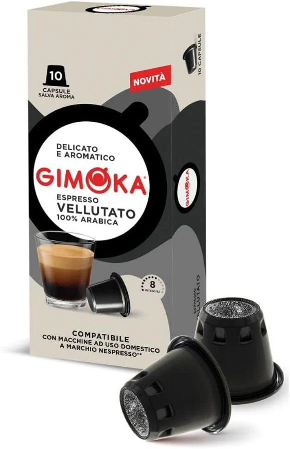 Gimoka Espresso Vellutato 100 cápsulas