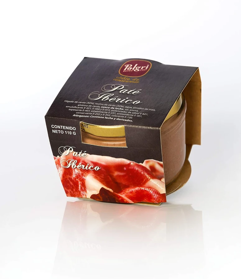 Polgri Paté ibérico de cerdo, 12 frascos