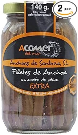 A Comer del Mar Anchoas del Cantábrico en frascos