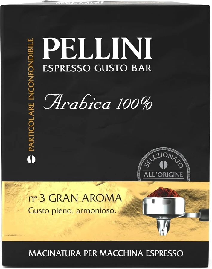 Pellini N.3 Gustobar Gran Aroma molido, 2 × 250 g
