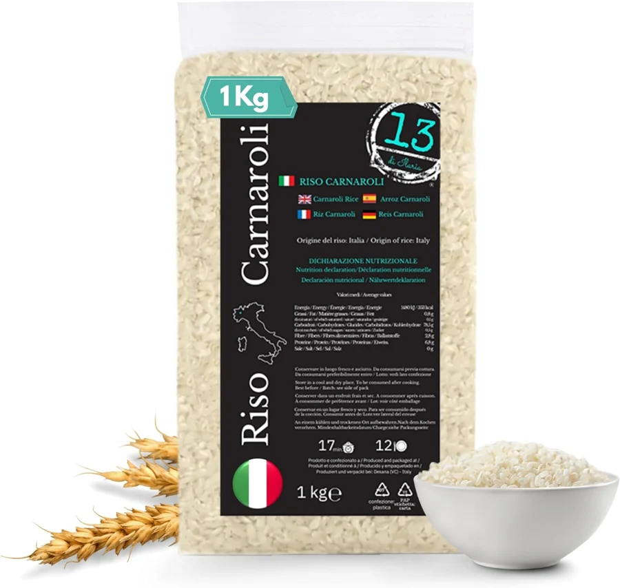 13 di Ilaria Arroz Carnaroli italiano 1 kg
