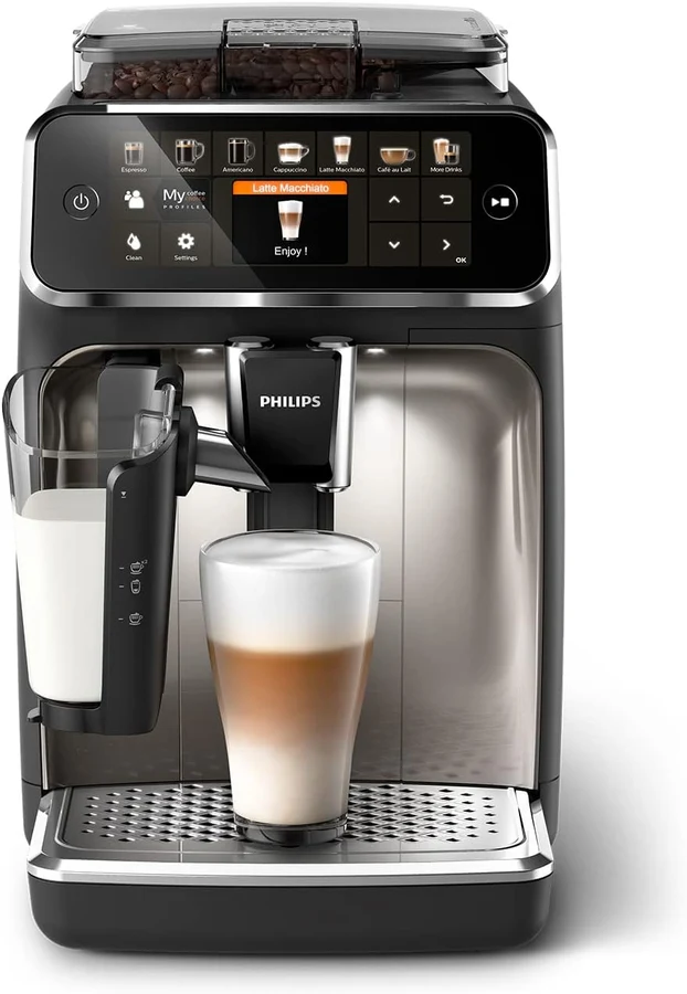 Philips Serie 5400 LatteGo EP5447/90 cromada