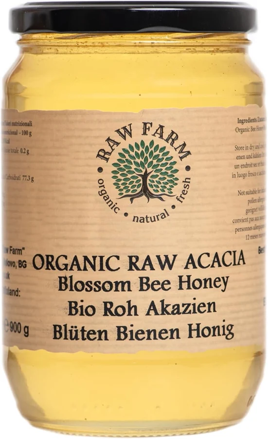 Raw Farm Miel cruda de acacia ecológica