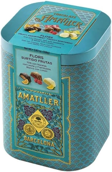 Chocolate Amatller Flors · bombones con fruta