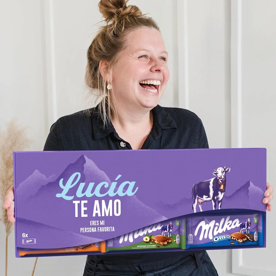 YourSurprise Caja Milka XXL personalizada