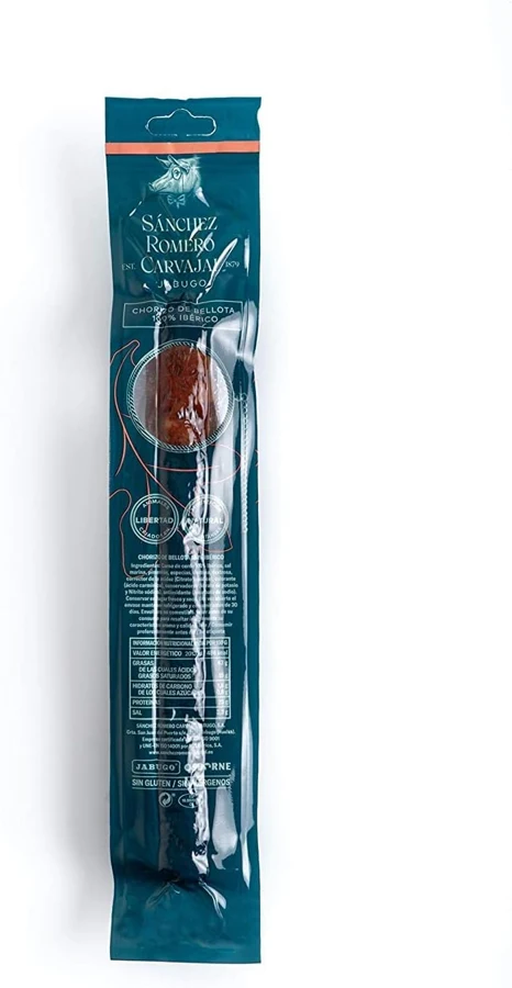 Sánchez Romero Carvajal Chorizo vela de bellota 100% ibérico