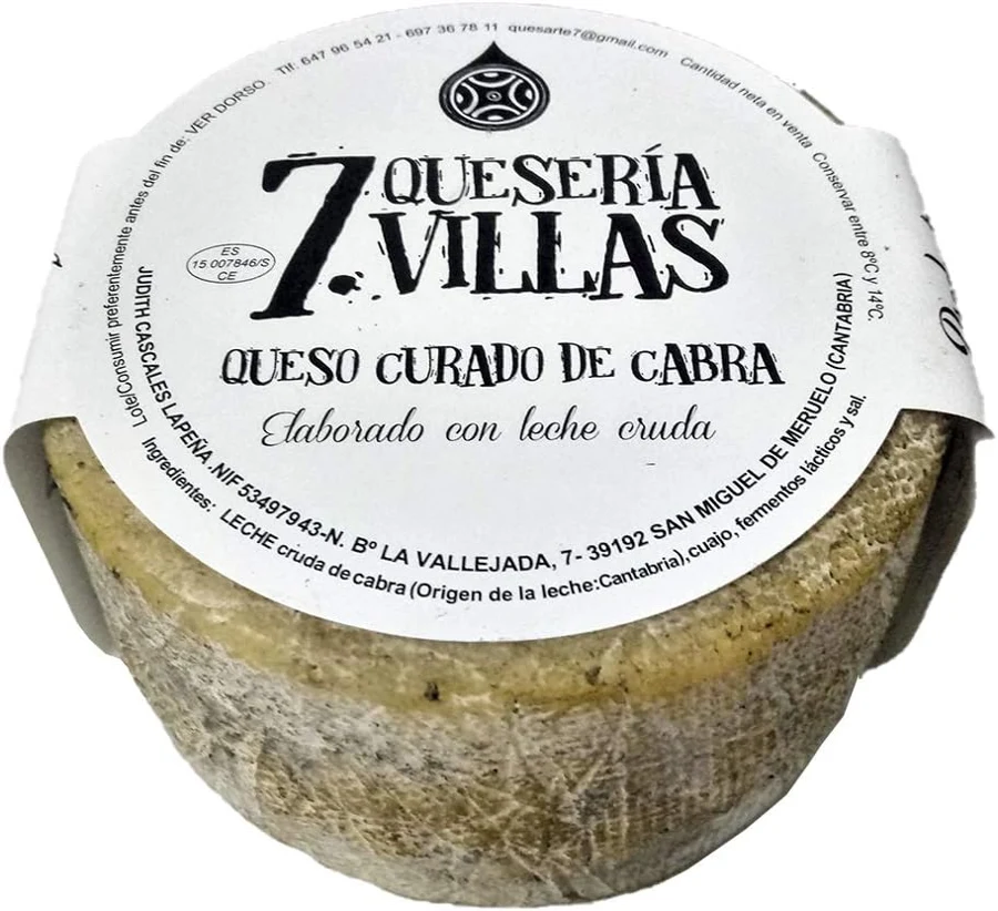 Quesería 7 Villas Curado de leche cruda de cabra