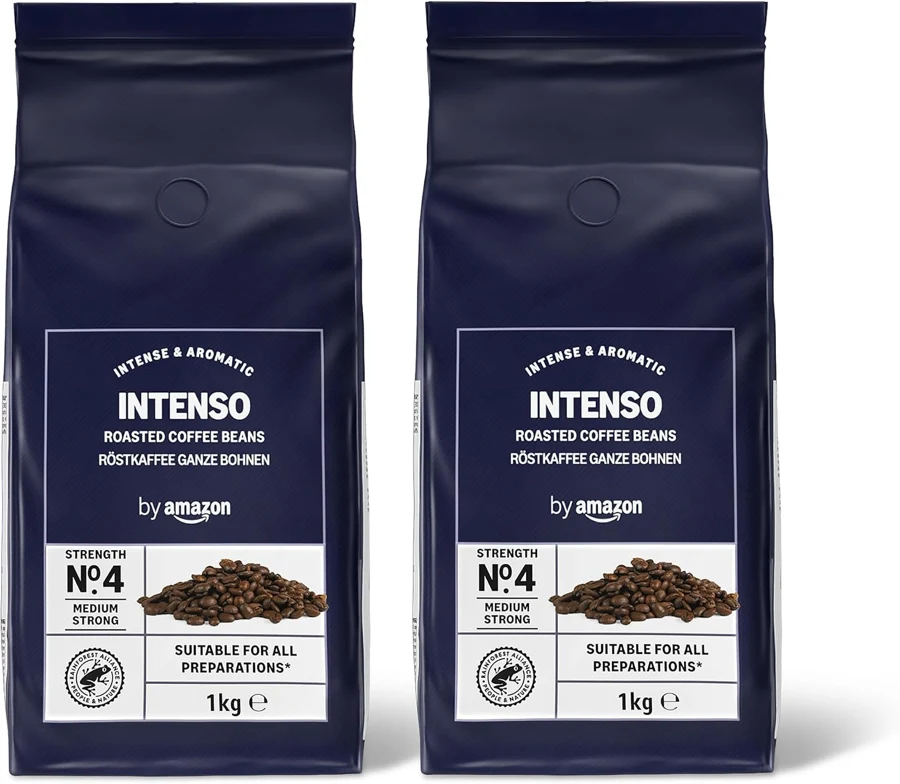 by Amazon Intenso en grano de tueste oscuro