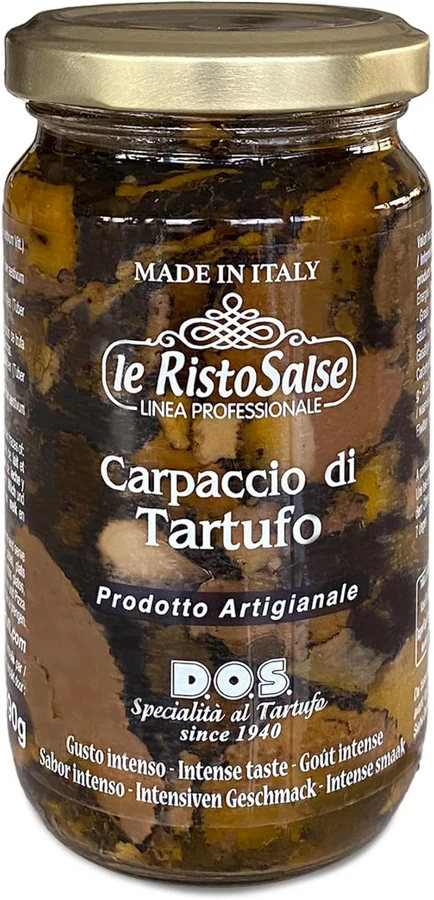 le RistoSalse Carpaccio de trufa en aceite de oliva, 190 g