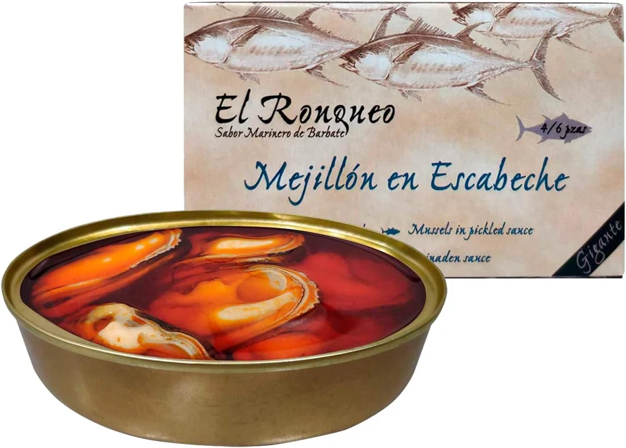 El Ronqueo Mejillones gigantes en escabeche