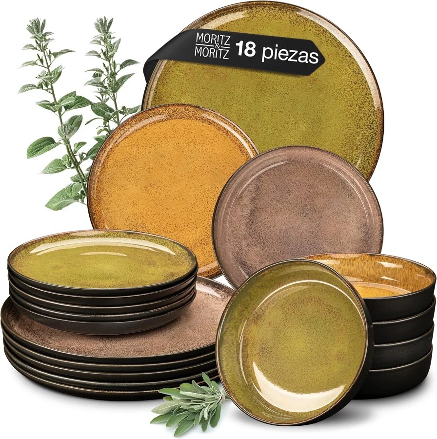 Moritz & Moritz VIDA vintage de 18 piezas
