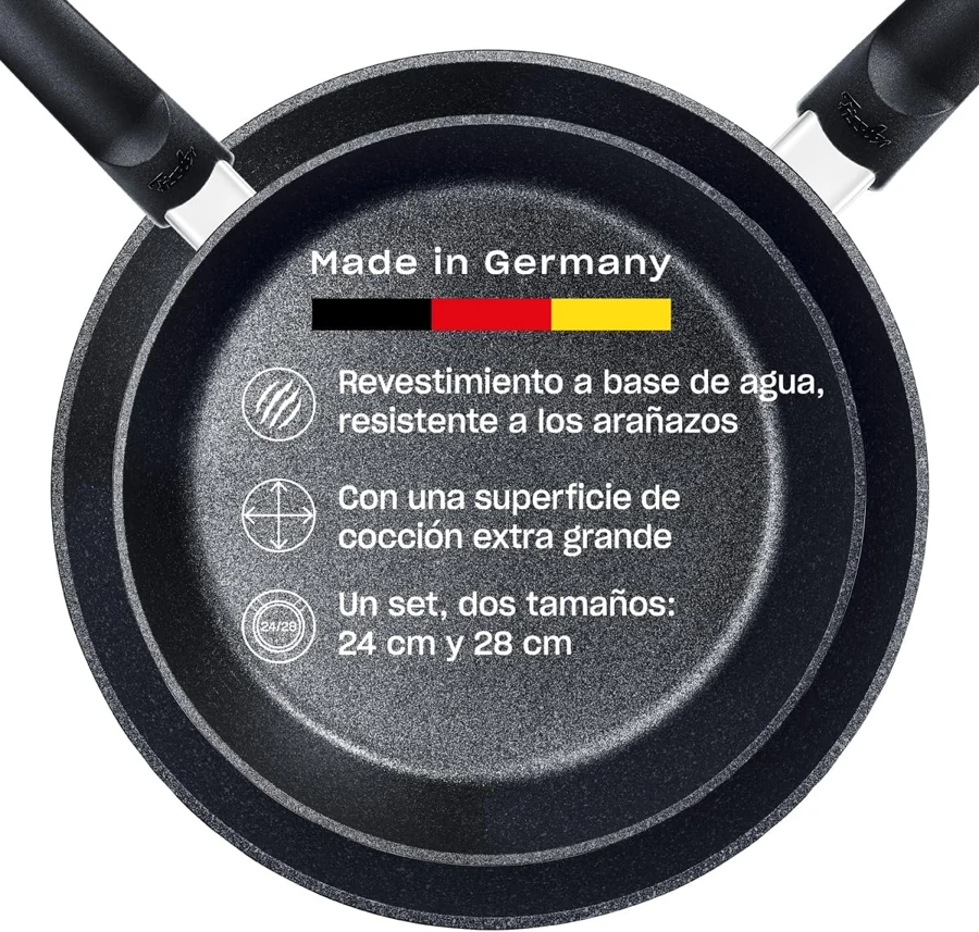 Fissler Adamant Comfort, juego de dos sartenes